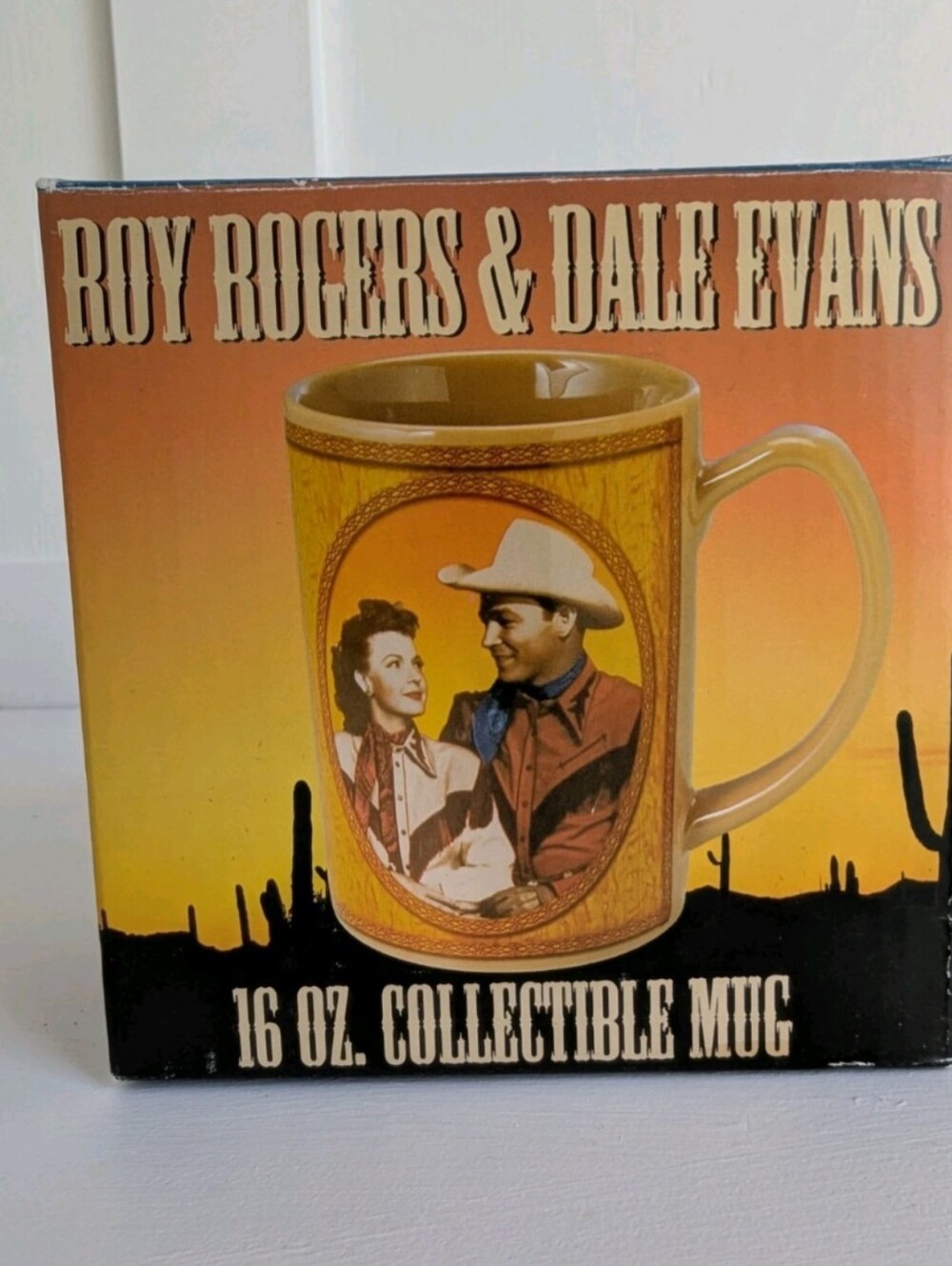 Roy Rogers & Dale Evans Yellow 16 oz Collectible Mug